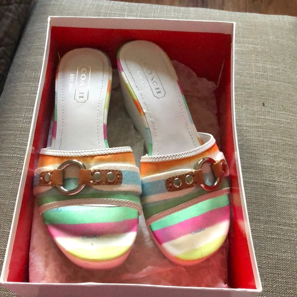 Coach multicolored sandal - Picture 1 of 7